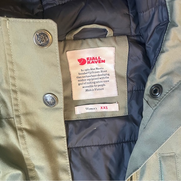 Fjällräven Kiruna Padded Parka, Green, XXS - Picture 3 of 7